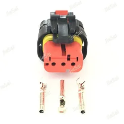 3 Pin Female 776523-1 Automotive Camshaft Sensor Plug Excavator Harness Connector