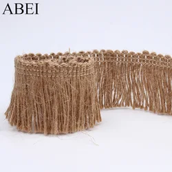 2yards Jute Lace Natural Hemp DIY Home Wedding Party Decors Gift Box Wrapping Burlap Ribbon Tape Handmade Crafts Material