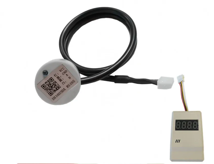 Sensor+display panel Ultrasonic liquid level sensor DN32 Water connection detectinon water level sensor