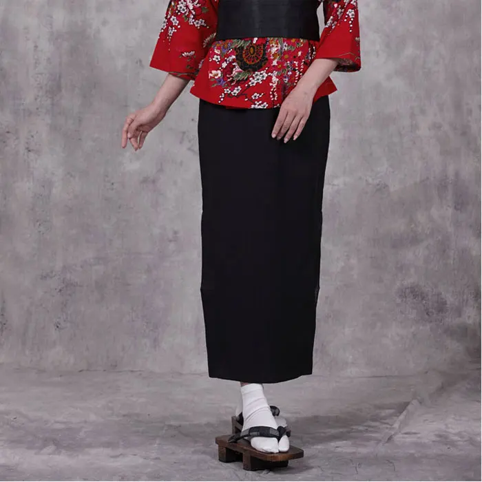 high quality women Japan Style bottoms Chef  hotel Kimono work wear  waiter Chef uniform women Korean Restaurant work clothes