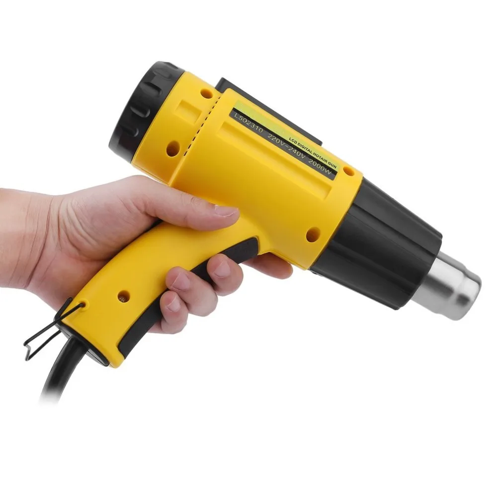 Hot Sale Digital Electric Hot Air Gun 2000W Temperature-controlled High Quality Heat Gun Welding Tools Adjustable Instrument