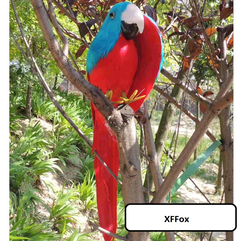 

Новая имитация синего и красного попугая, модель из пенопласта и меха, реальная жизнь, один крыло, попугай, птица, подарок около 30 см xf1086