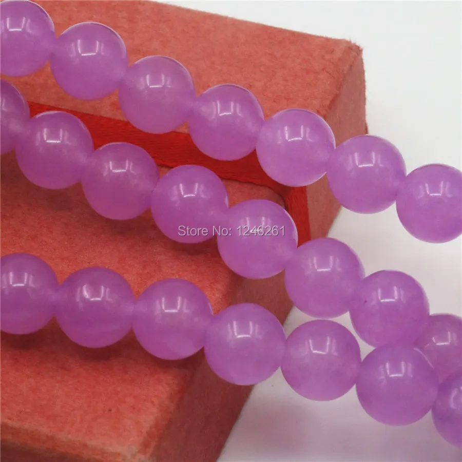 4mm 6mm 8mm 10mm 12mm 14mm Wholesale Purple Alexandrite Crafts Loose DIY Round Beads Stone Women Jewelry Making Gifts Christmas