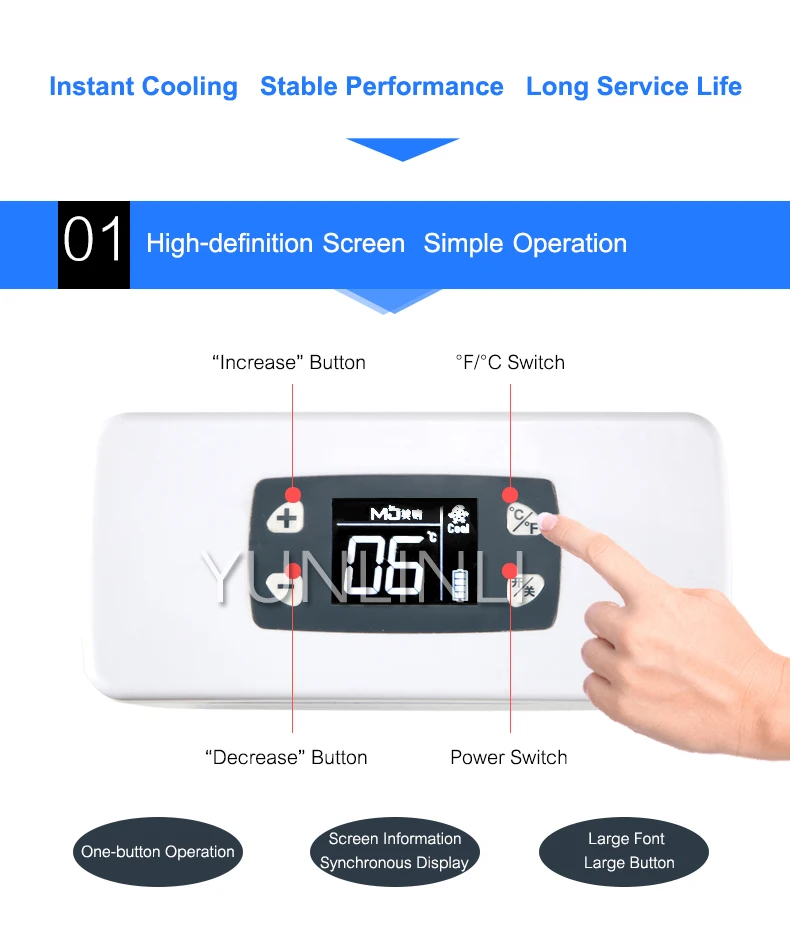 Household Regrigerator Refrigeration Case Vehicle Home Refrigeration Device  MJ-1