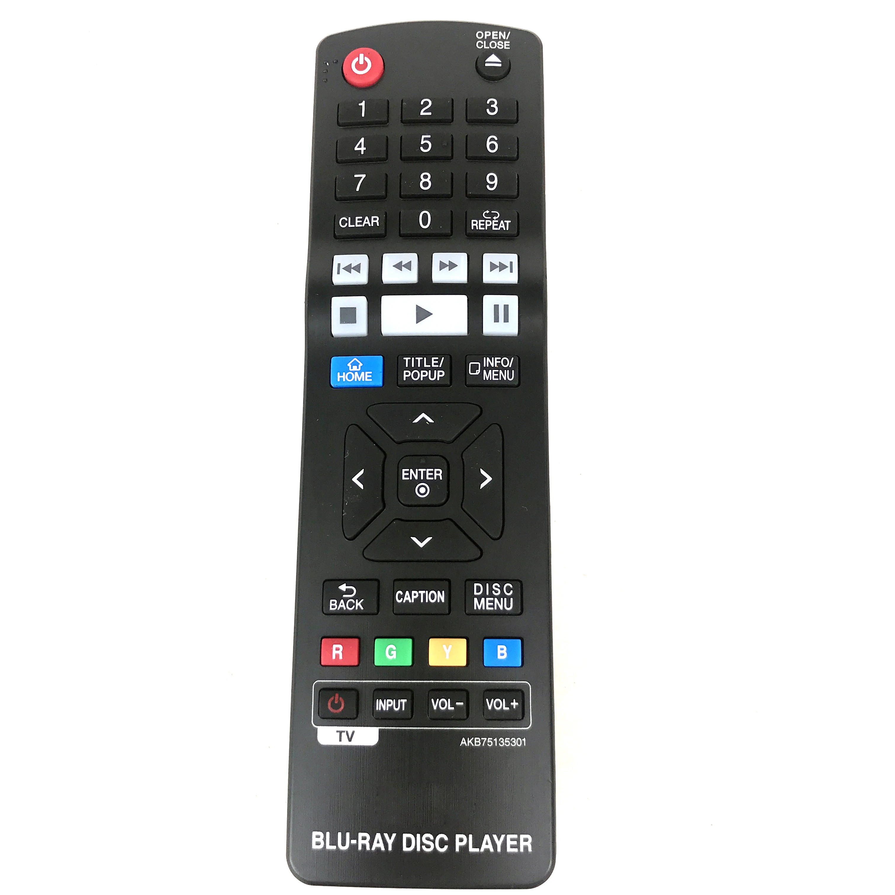 새로운 오리지널 AKB75135301 LG 블루 레이 디스크 플레이어 원격 제어 BP300 BP340 Fernbedienung 들어