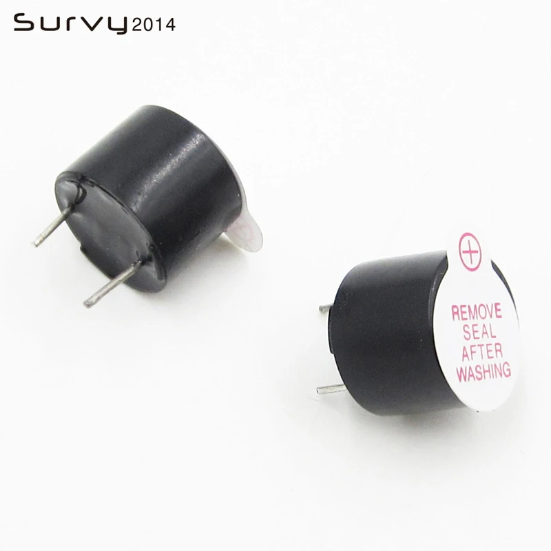 New Arrival 10pcs 5v Active Buzzer Magnetic Long Continous Beep Tone 12*9.5mm