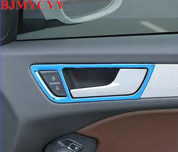 

BJMYCYY 4 шт./компл. декоративная рама из нержавеющей стали для автомобильной внутренней руки для Audi Q5 2012-2018