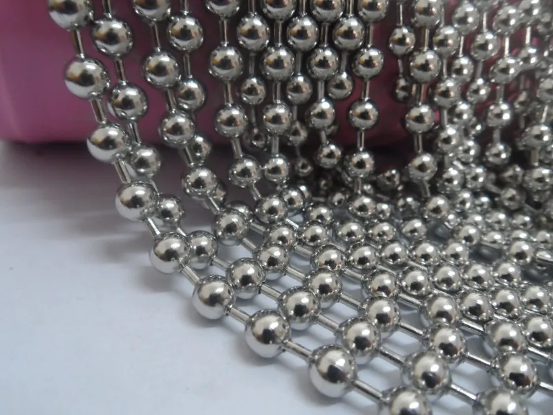 100pcs lot stainless steel Beads Chain necklaces on sale Jewelry 1.5mm/2mm/2.4mm/3mm