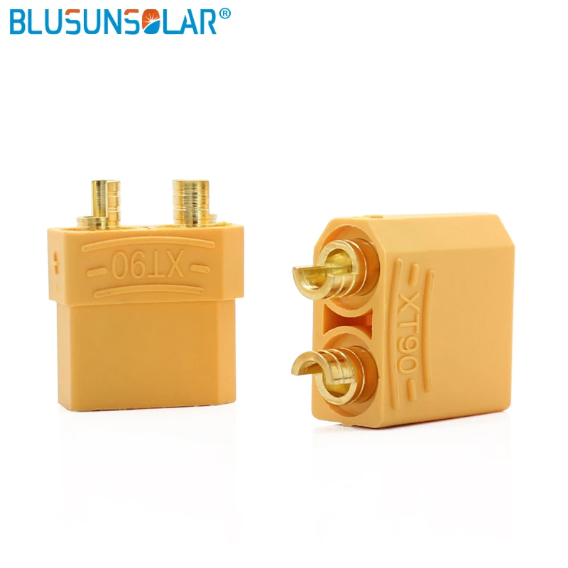 10 pares de alta qualidade xt90 conjunto conector da bateria 4.5mm macho fêmea banhado a ouro banana plug