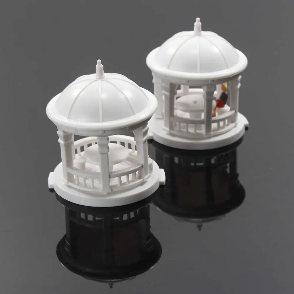 GY03 2 sets Model Pavilion Gloriette Chinese Construction Educational 1:150 - 1:75 Model Trains TT N OO Scale