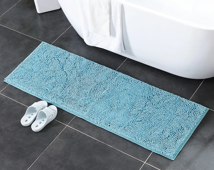 Tappeti da bagno per Anti-slip Bagno Zerbino Tappeto di Ciniglia Rilievo Del Piede 50*120 centimetri Piano Zerbino per cucina Camera Da Letto