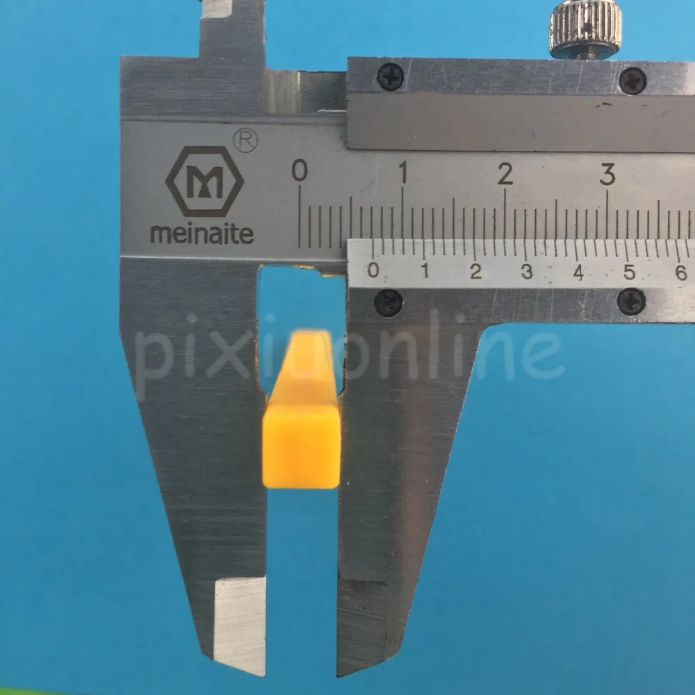 2pcs J244Y Yellow Color 95mm Plastic Stick Multi-aperture Plastic Connect Rod DIY Model Car Frame Stick