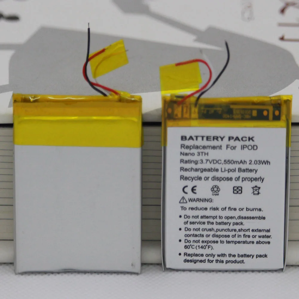 Nano Battery For Nano3 3.7V Li-ion Battery Replacement for iPod Nano 3 3rd Gen image 6