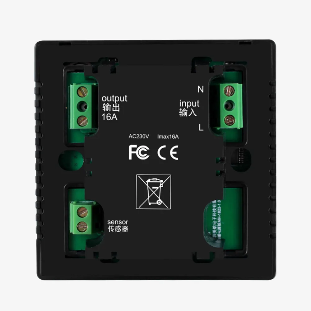 Imagem -05 - Termostato Inteligente de Controle de Temperatura Alta Potência Controle Duplo de Temperatura de Piso com Regulador de Tela Lcd Touch