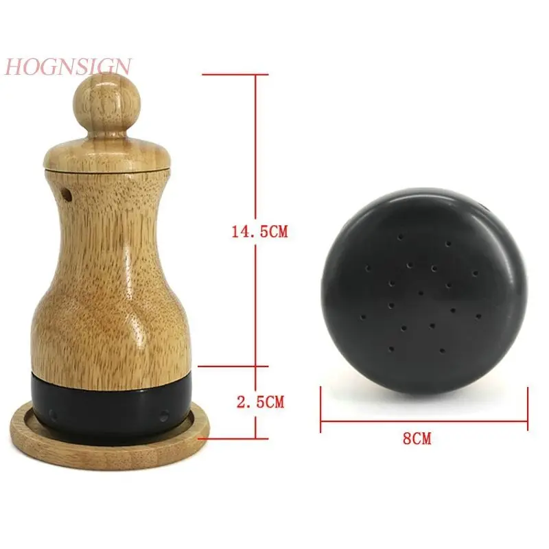 Authentic Meteorite Moxibustion Cans Moxa Equipment Wooden Warm Ai Apparatus Wenjing Tongluo Scraping Body Massage Care Tool