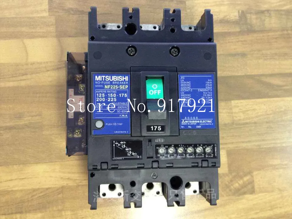

[ZOB] Japan's ORIGINAL ORIGINAL NF225-SEP 175A circuit breaker 125-225A adjustable air switch