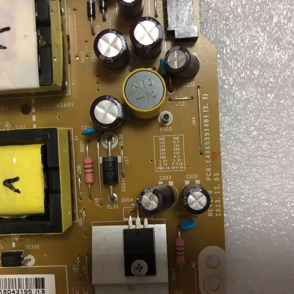 power board for SZYLIJ 1pcs 100%Good quality original 32LB5610-CD  LGP32-14PL1 EAX65391401 Power Supply  board