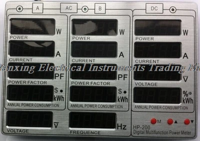 

LED energy-saving lamp tester / AC and DC power table LED display box dedicated header HP200, AC20A, 2-channel, DC10A, 1-channel