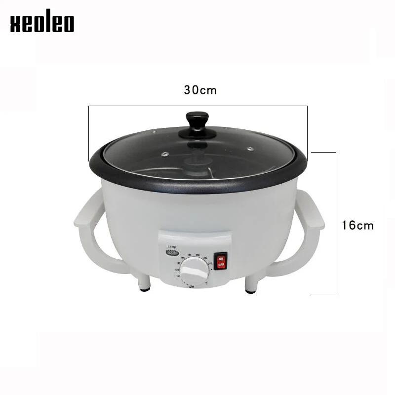 XEOLEO Electric Coffee roaster Automatic Coffee Bean Baker 750g 1200W Coffee baking machine suitable for Peanut/Nut Bean Roaster