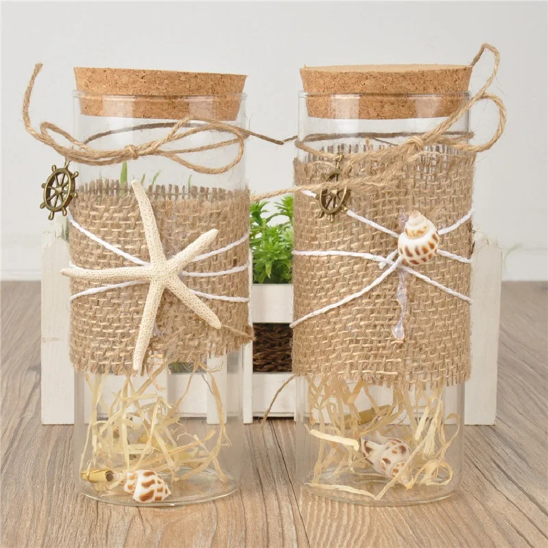 2M/lot Width 5cm/6cm Ivory Color Natural Jute Rolls Burlap Hessian Ribbons with Cotton Lace For DIY Ornament Burlap Wedding view 6