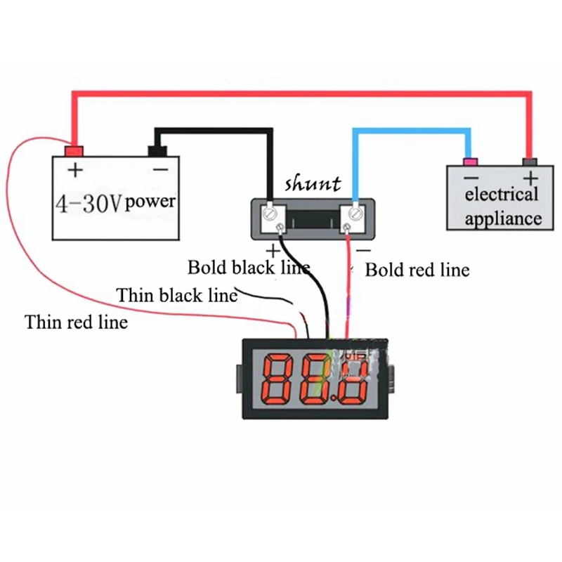 External Shunt Resistors DC 10A 50A 100A 200A 300A 500A 75mV For  Current Meter digital ammeter amp voltmeter wattmeter