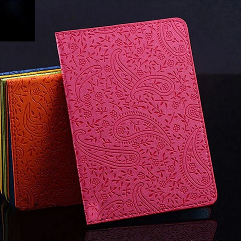 New Pattern PU Leather Passport Cover on the Adventure Women Travel Document Card Holder Credit Female Girls Pasport Case