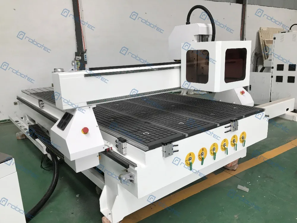 système de control DSP de mesa de vacío o ranura en T de alta precisión, enrutador cnc 3d para madera