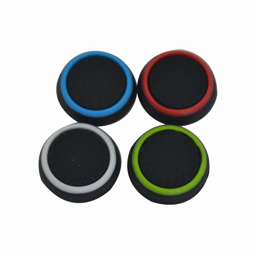 10 pcs a lot Game Accessory Protect Cover Silicone Thumb Stick Grip Caps for PS3 /PS4 for Xbox 360 for Xbox one Game Controllers