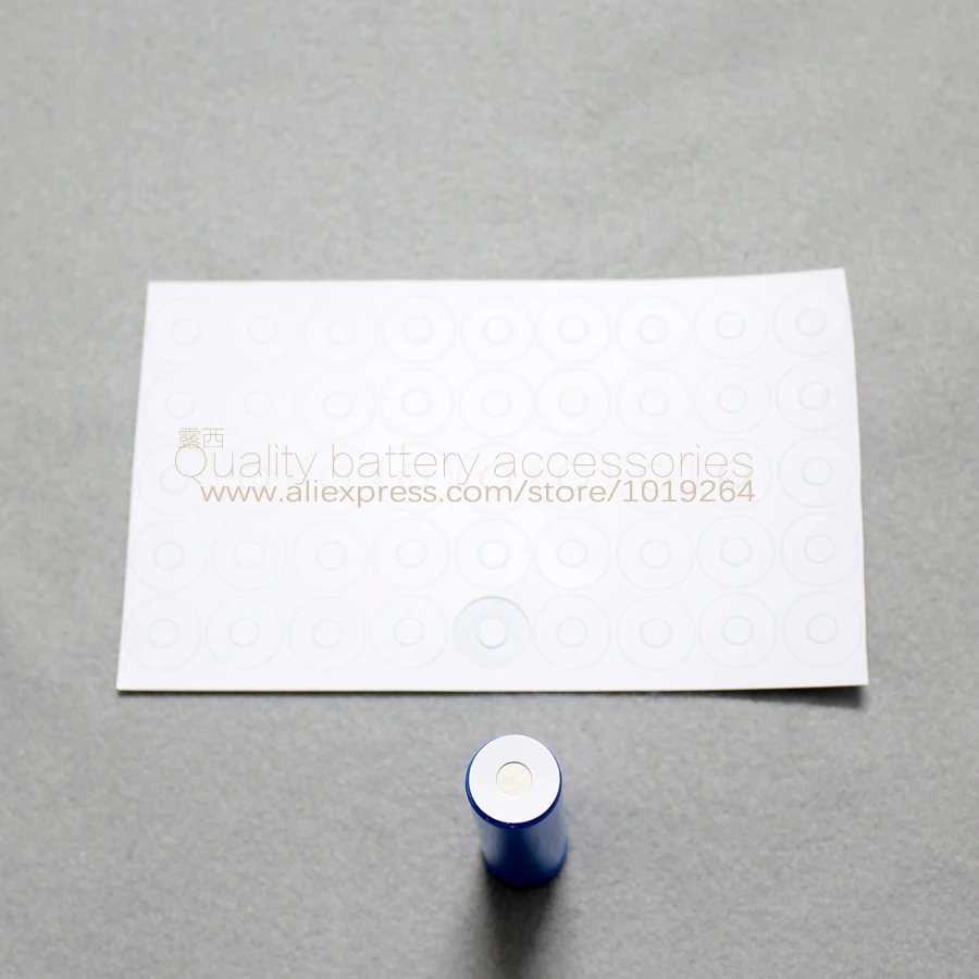 18650 universale batteria al litio ad alta temperatura di isolamento guarnizione cartone bianco foglio isolante 18650 punta cava faccia pad