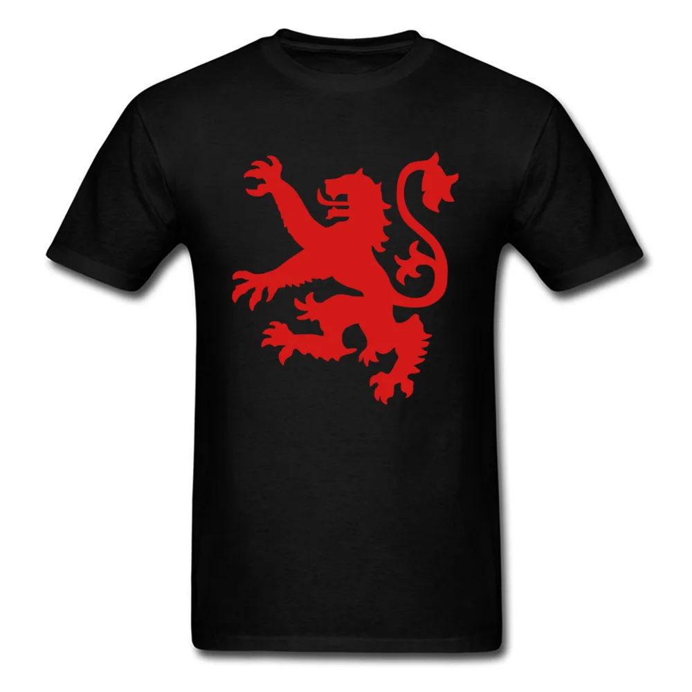 Tees Brand New Red Scotland Scottish Lion Men Tshirt Casual Fashion Tattoo T Shirt For Youth Man Father's T-Shirt Plus Size