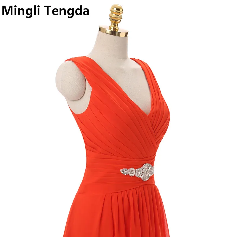 Mingli Tengda – robe de fête perlée, courte, rouge, en mousseline, sur mesure, pour adolescents, nouvelle collection 2017