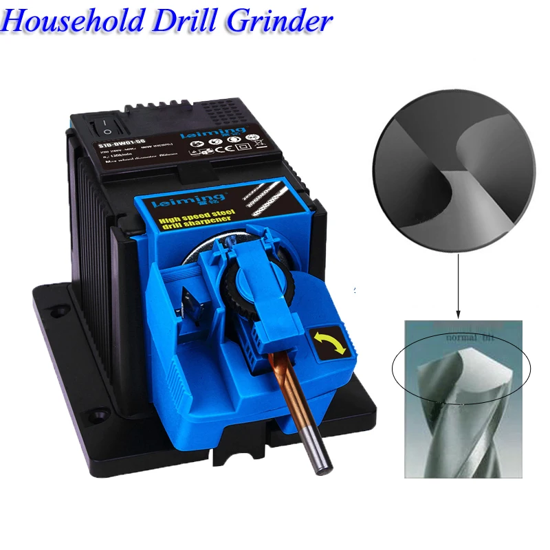 Drill Bit Sharpener Multifunction Scissor Knife Sharpening Machine 3-13mm Drill Grinding Machine 220V/110V Electric Sharpener