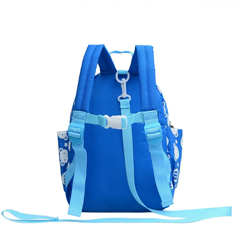 Mochilas para crianças com desenhos animados, mochilas escolares antiperda para crianças 1 ~ 6 anos de idade
