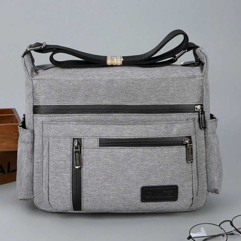 

Men Casual Handbag Business Shoulder Bags Hand Bag Multifunction Male Satchel Nylon Travel Crossbody Bag sacoche homme XA205ZC