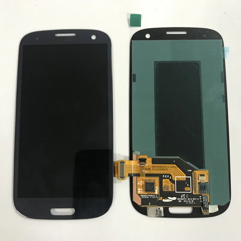 100% Tested Super AMOLED For Samsung Galaxy S III S3 i9300 i9300i i9305 LCD Display Burn-in Shadow LCD