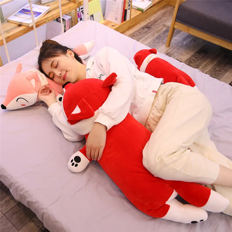 35-90cm Kawaii Dolls Stuffed Animals & Plush Toys Plush Pillow Fox Stuffed Animals Soft Toy Doll