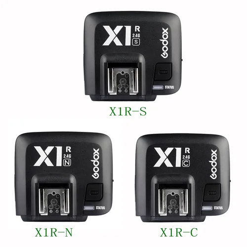 Imagen 2 del producto Godox X1R-C / X1R-N / X1R-S TTL 2,4G receptor de Flash inalámbrico para X1T X2T X3 Xpro transmisor de disparo Canon Nikon Sony Speedlite