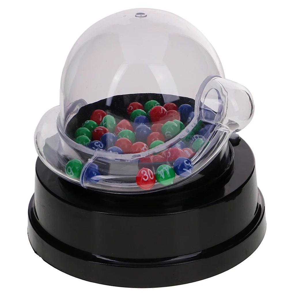 Quality Mini Electric Lucky Number Picking Machine for Lottery Bingo Pub Club Games Promotion Restaurants Cafes Game Supplies