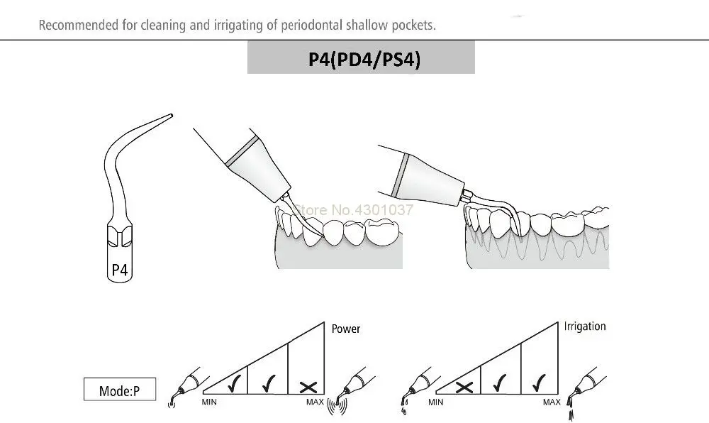 2pcs PD4 Ultrasonic Scaler Scaling Tips fit SATELEC NSK GNATUS DTE HU-FREIDY Handpiece Tip Dental Tools