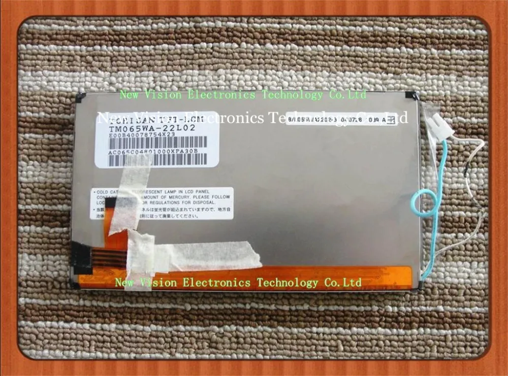 

TM065WA-22L02 TFD65W50 Original 6.5 inch 480*234 TFT LCD Screen Panel with Touch Screen for Car GPS Navigation