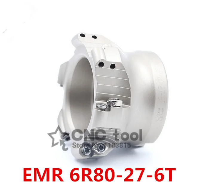 

EMRW 6R-80-27-6T Face End Milling Cutter Indexable Flat Roughing Cutting ,CNC Milling Cutter