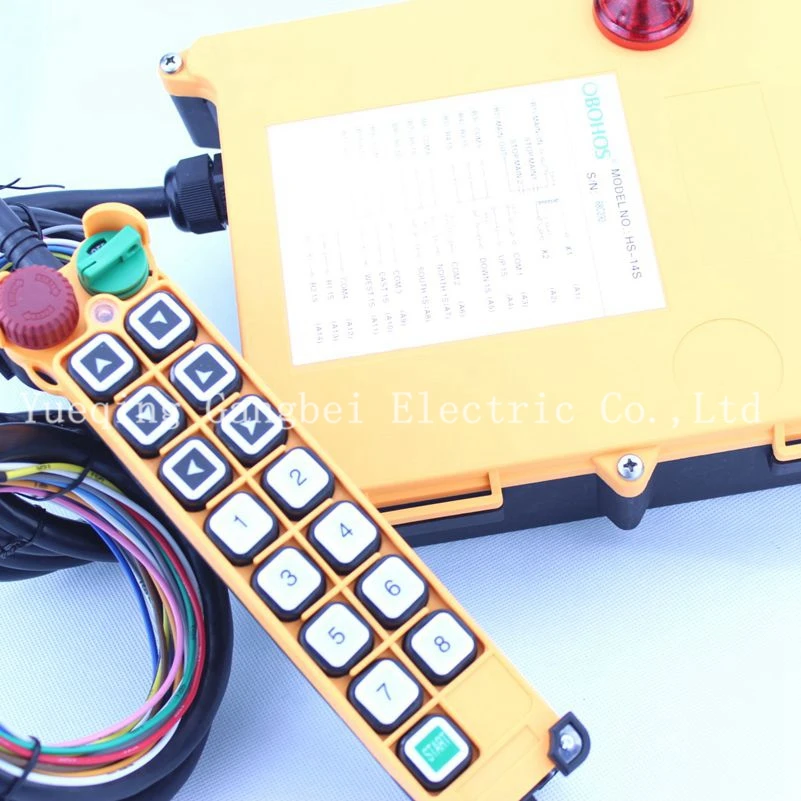 

HS-14S Hoist crane remote control wireless radio Uting remote control 380VAC 220VAC 36VAC 12VDC-24VDC