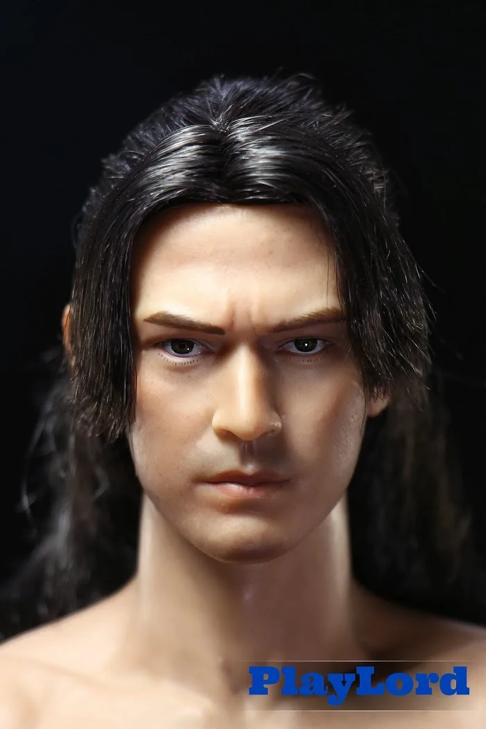 1/6 figure doll head shape for 12