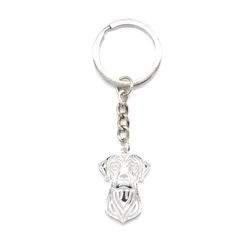 Fashion Jewelry Charm Key Chains Lovers Alloy Rhodesian Ridgeback Dog Key Chains