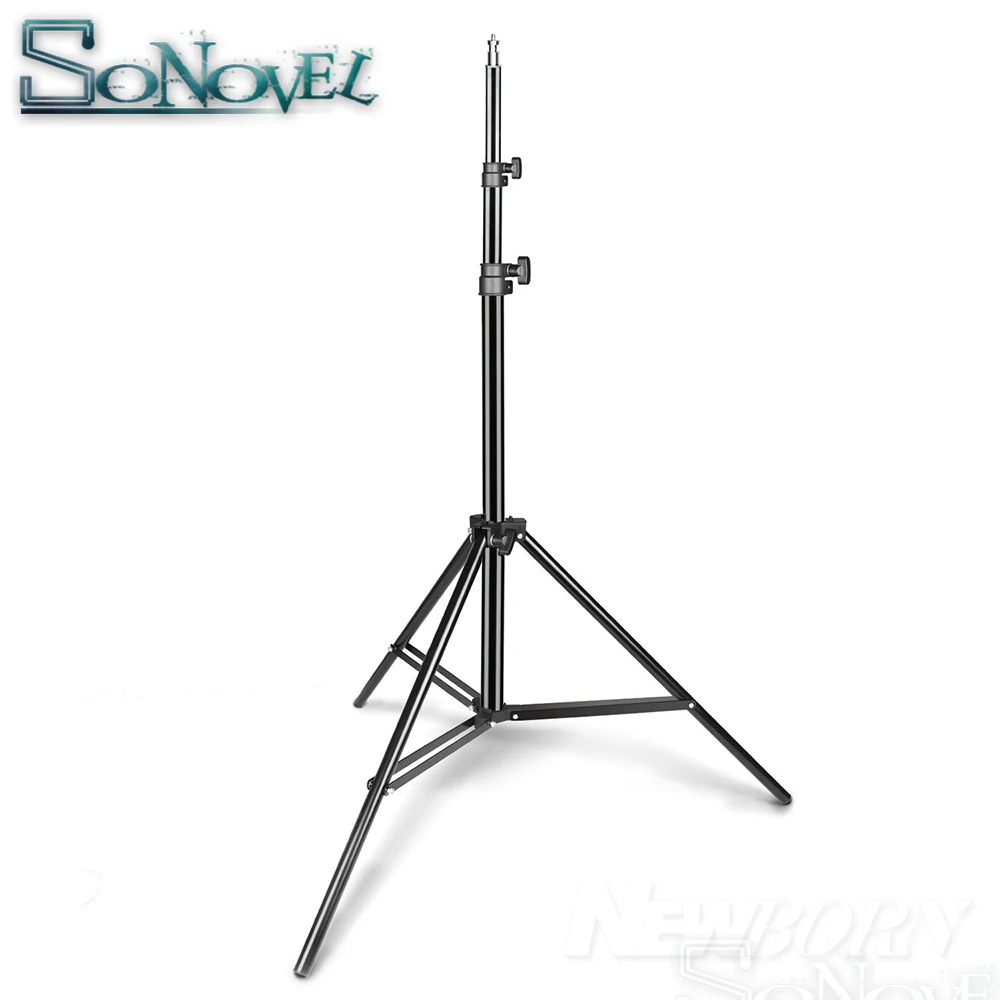 

200cm Aluminum alloy Light Stand 1/4 Screw Head Photography Stand for Godox Yongnuo Studio Flash LED Video Light Accessories