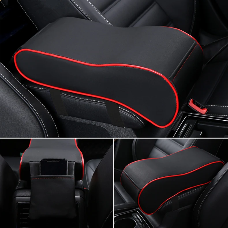 Car Armrest Pad For Cadillac CTS XTS SRX ATS CT6 ESCALADE XT4 XT5 XT6 Escala Elmiraj ELR