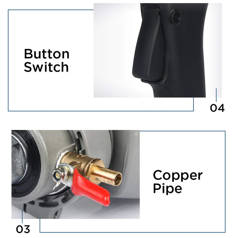 Conjunto de brocas elétricas de diamante, 220v, com fonte de água, 1800w, para concreto, 3 velocidades, 190mm
