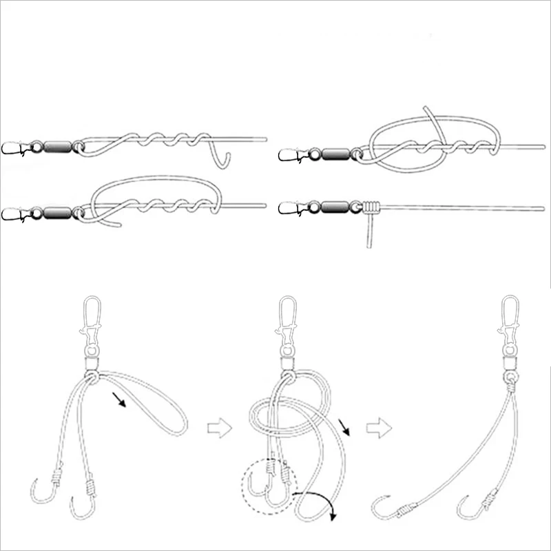 Eslabones de Acero Inoxidable para Pesca – Tallas 2#-10# - imagen 3