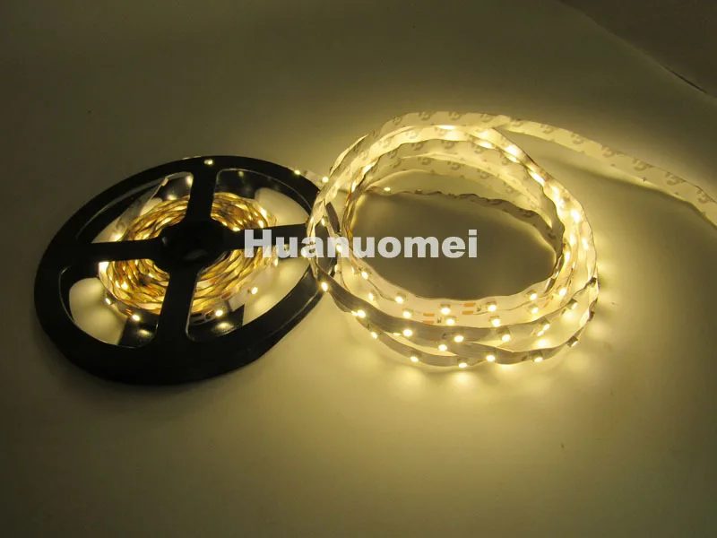 

300 светодиодов, теплый белый, упаковка 5 м, водонепроницаемая светодиодная лента 3528 SMD для украшения дома IP20