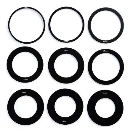 Anillo adaptador de filtro para Cokin P Series 49 52 55 58 62 67 72 77 82mm
